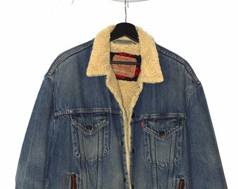 Levi's Sherpa Rework Denim Jacket With 