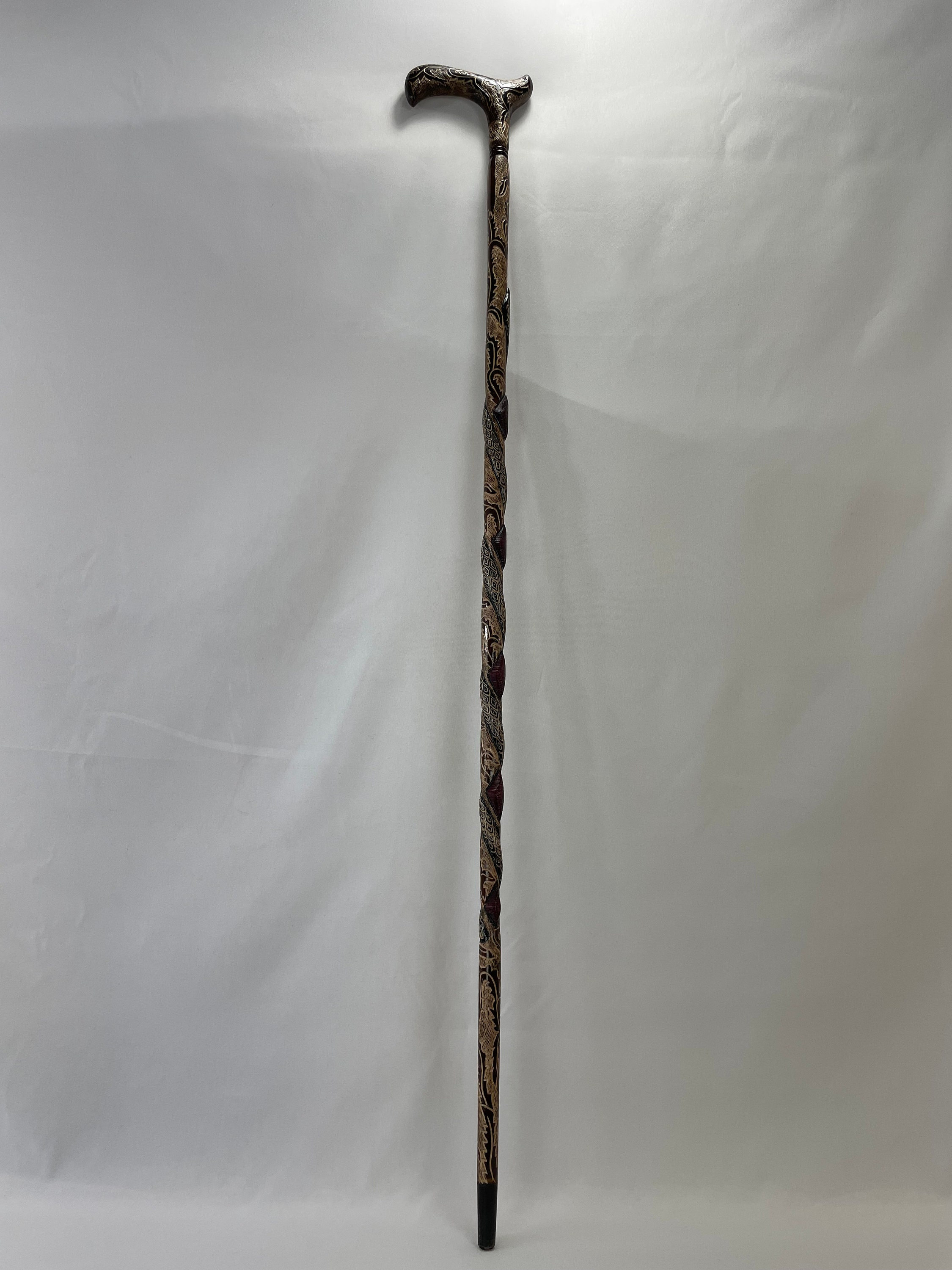 Snakes and Ruby Gems Walking Cane - Etsy