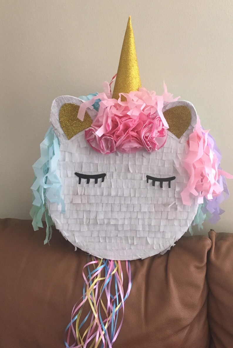 unicorn pinata etsy