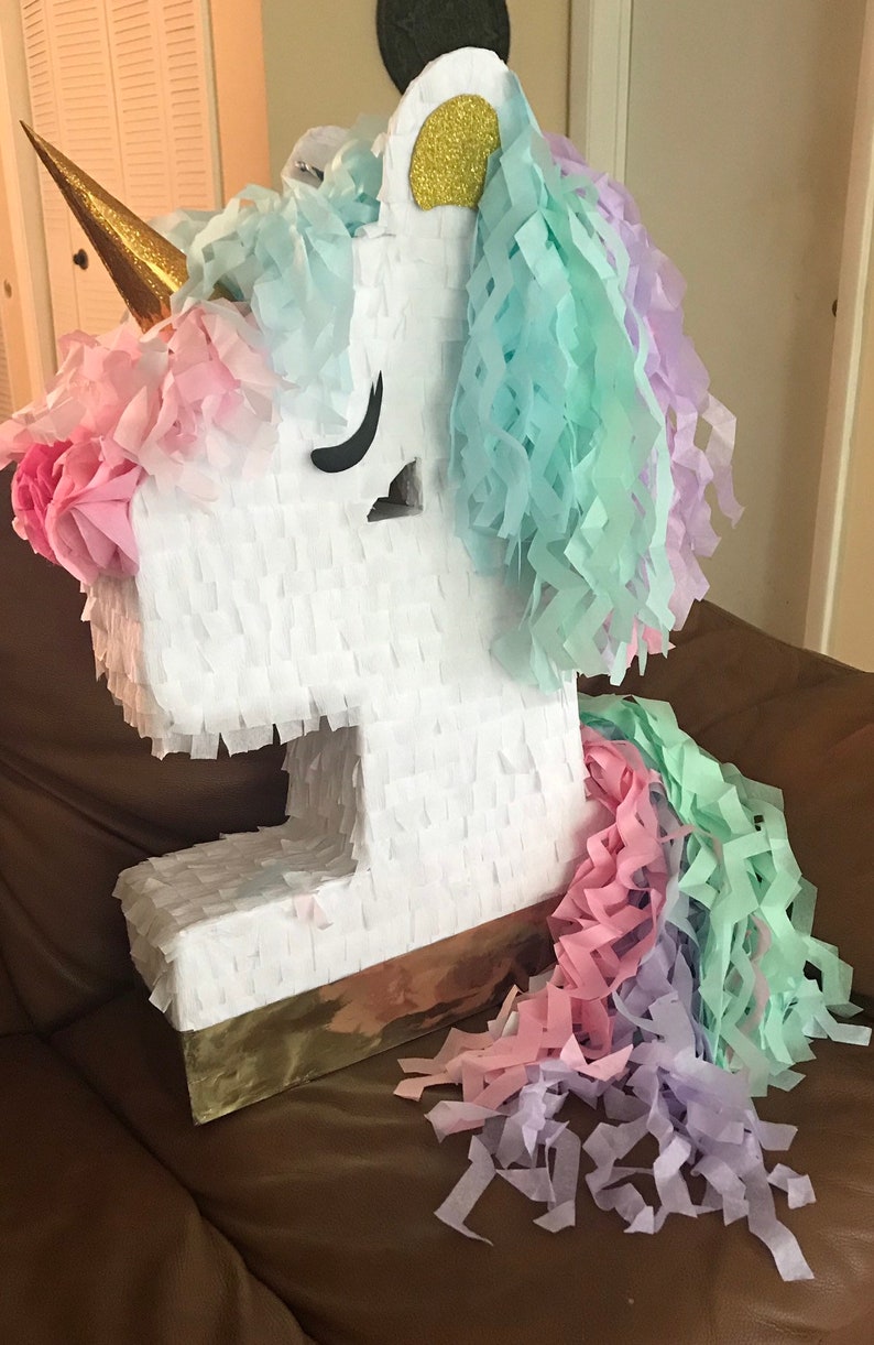 Unicorn Pinata Unicorn Number Pinata Unicorn Party Unicorn Etsy UK