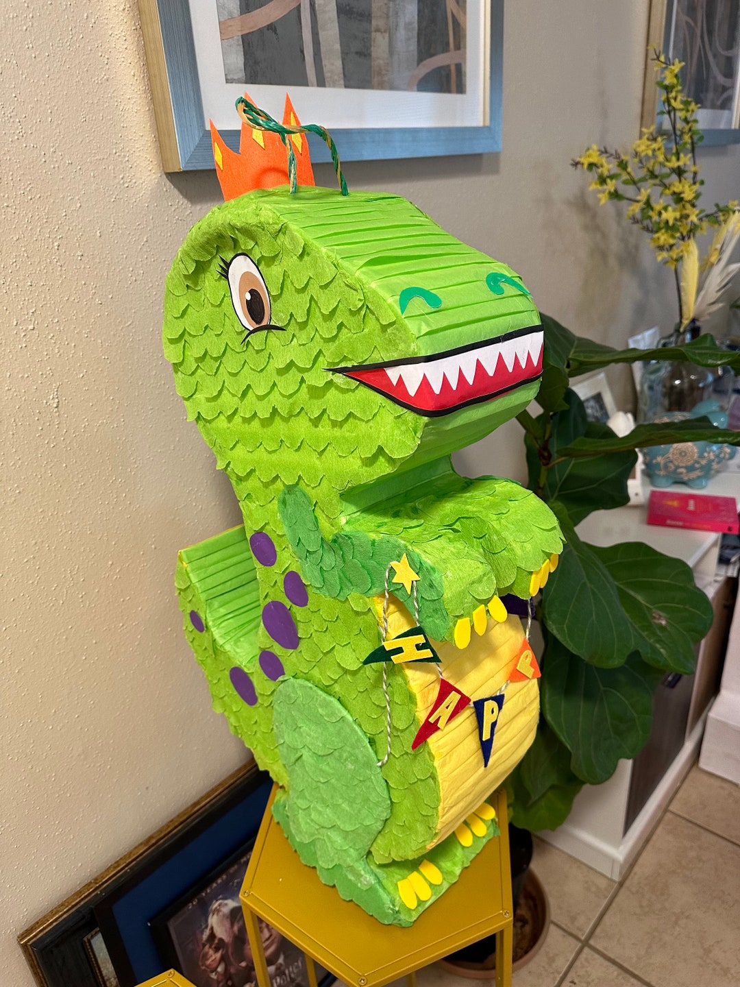 Dinosaur Piñata: Fiesta Party Decoration - Etsy