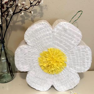Pinata de Flores, Daisy Piñata, Piñata Vintage, piñata Groovy, cumpleaños de Flores, piñata de Margarita, Decoración de Flores