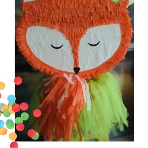 Fox Party Pinata, Whack or Pull-String
