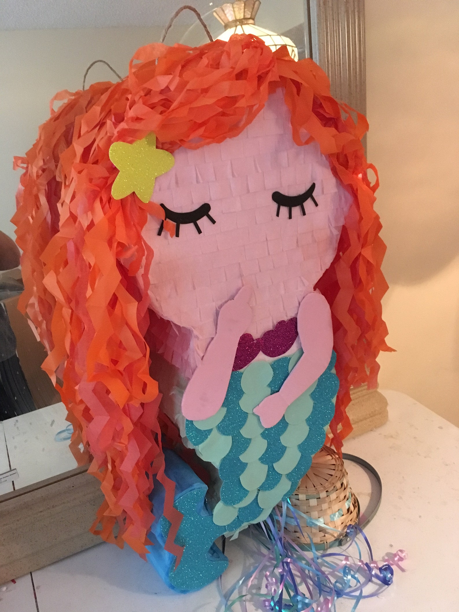 Mermaid Pinata Under the Sea Pinata Mermaid Party Mermaid Etsy