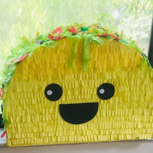 Tacos piñata, 5 de mayo piñata, Festividad Piñata, cumpleaños México.