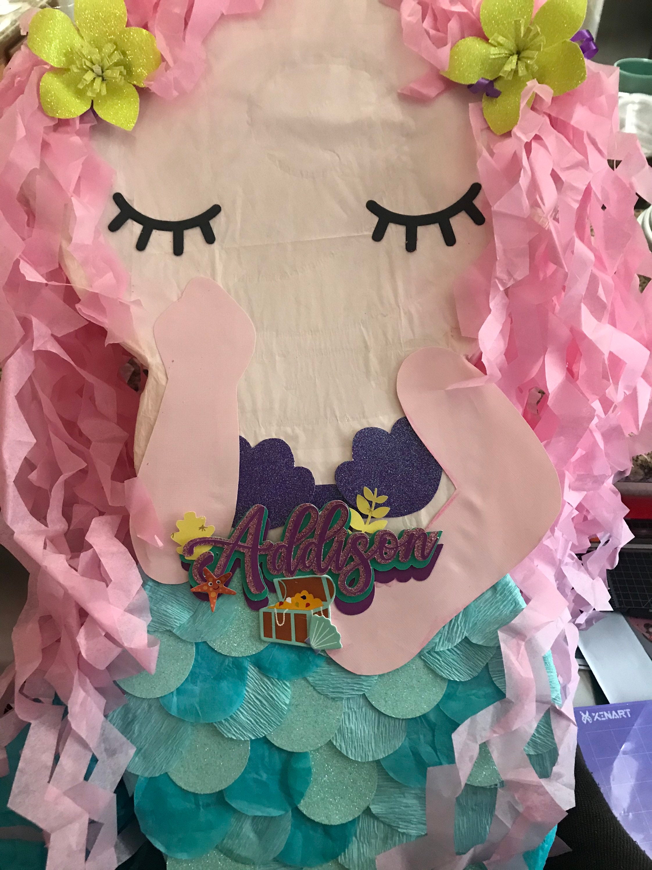 Mermaid Pinata Mermaid Party Under the Sea Mermaid Pinata Etsy Singapore