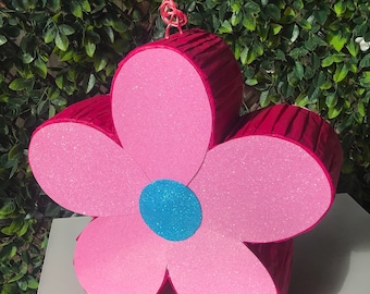Piñata de Flores, Piñata Daysi, Piñata Decorativa, piñata flores rosada.