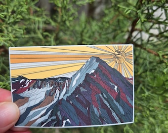 Knife edge on Capitol peak sticker