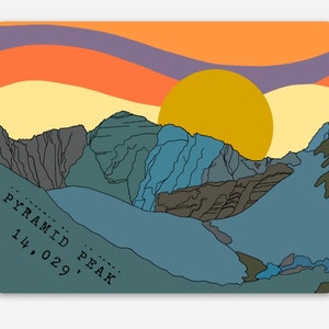 Pyramid Peak Sticker