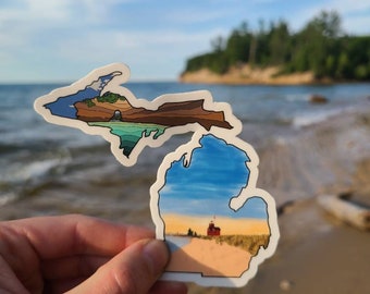 Michigan Sticker- Matte