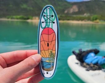 SUP Beach sticker