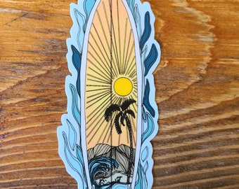 Surf board Sticker