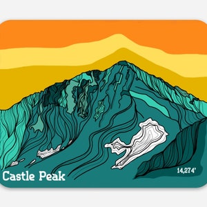 Castle Peak Sticker