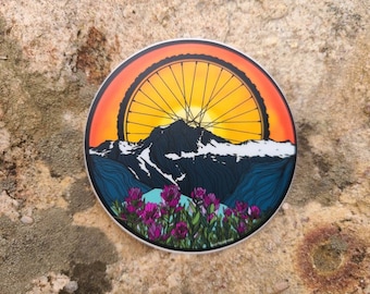 Mountain bike sticker