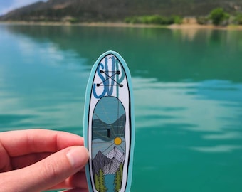 SUP mountain Sticker