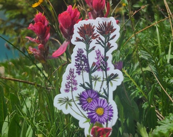 Wildflower sticker