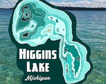 Higgins Lake Sticker