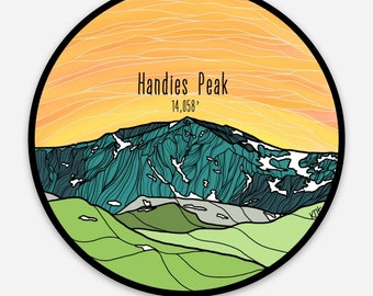 Handies Peak Sticker