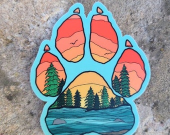 Lake Paw Print