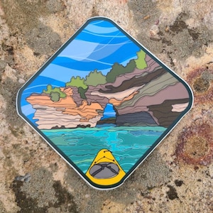 Pictured Rocks Sticker