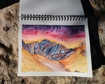 Pyramid Peak 12x9" print