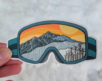 Goggle sticker - Aspen trees