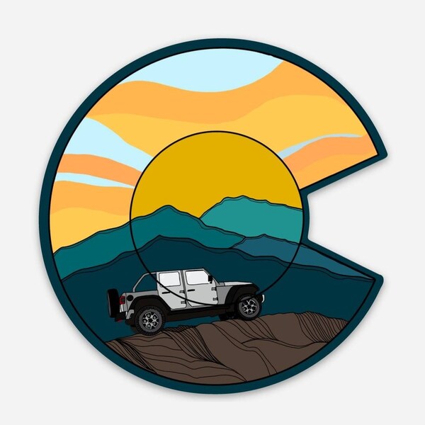 Colorado Jeep sticker