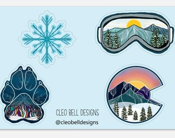 Colorado Winter  Sticker Sheet