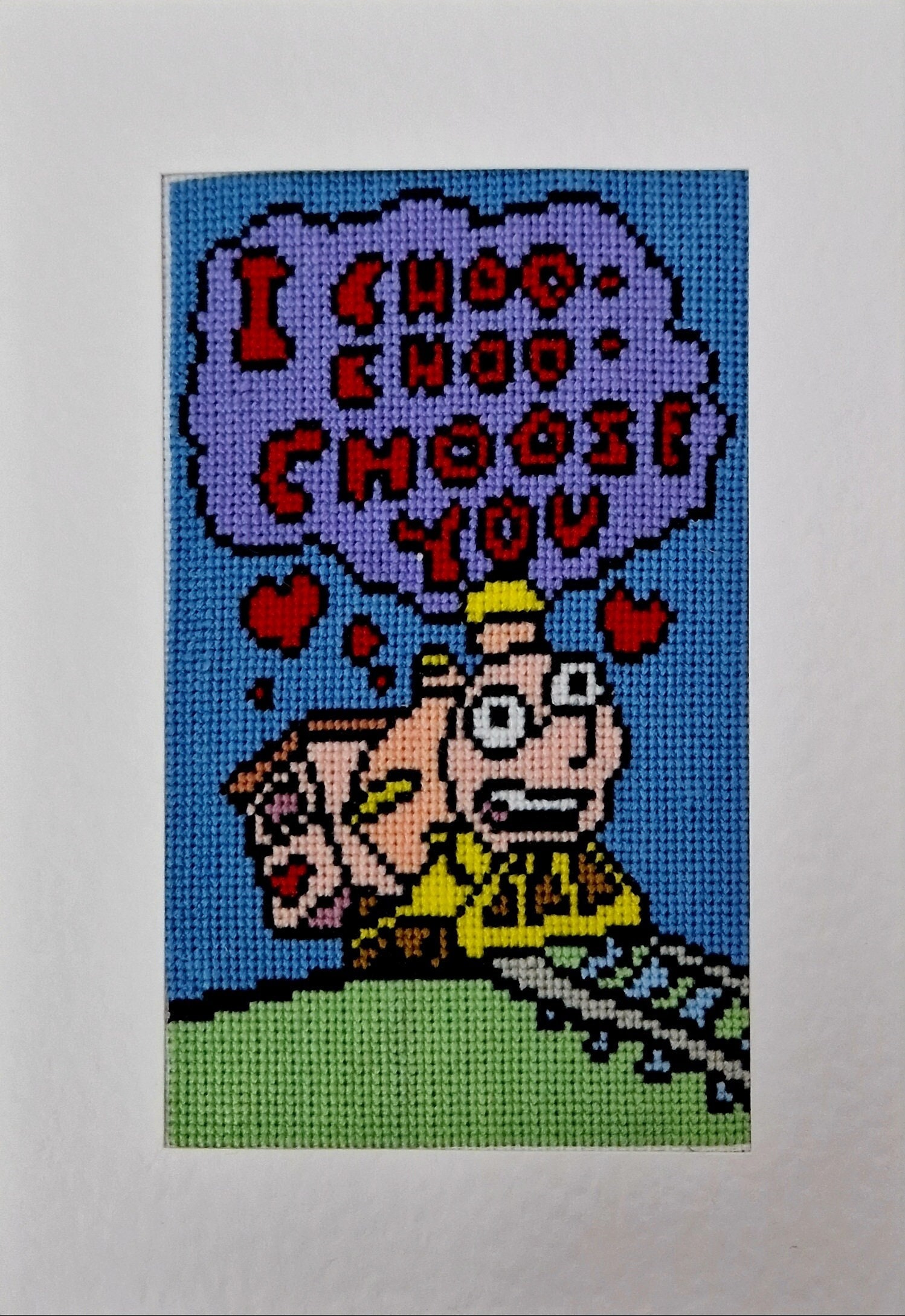 Simpsons Inspired i Choo Choo Choose You Valentines Day Card Ralph ...