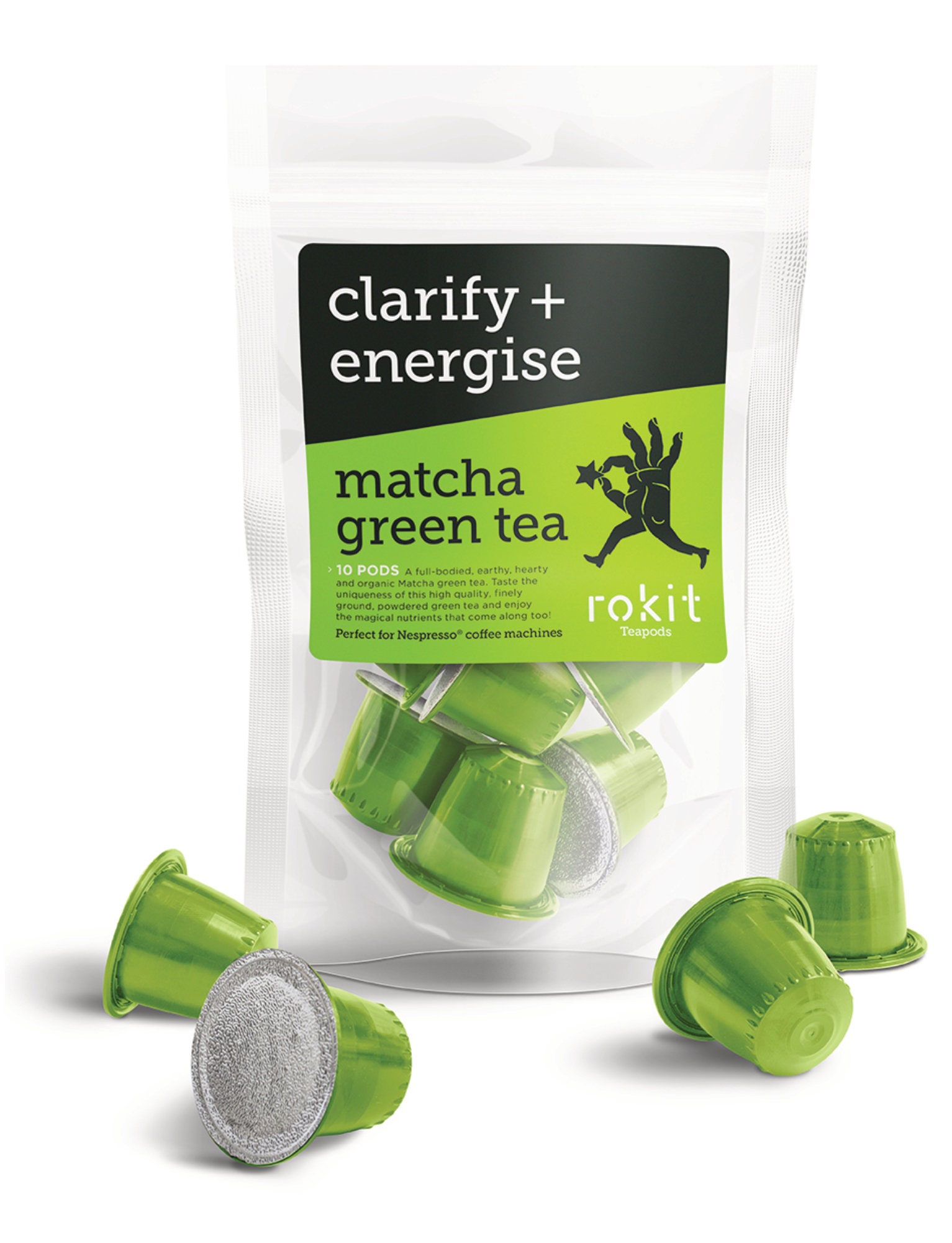 Rokit Organic MATCHA Tea Nespresso Compatible Capsules Etsy