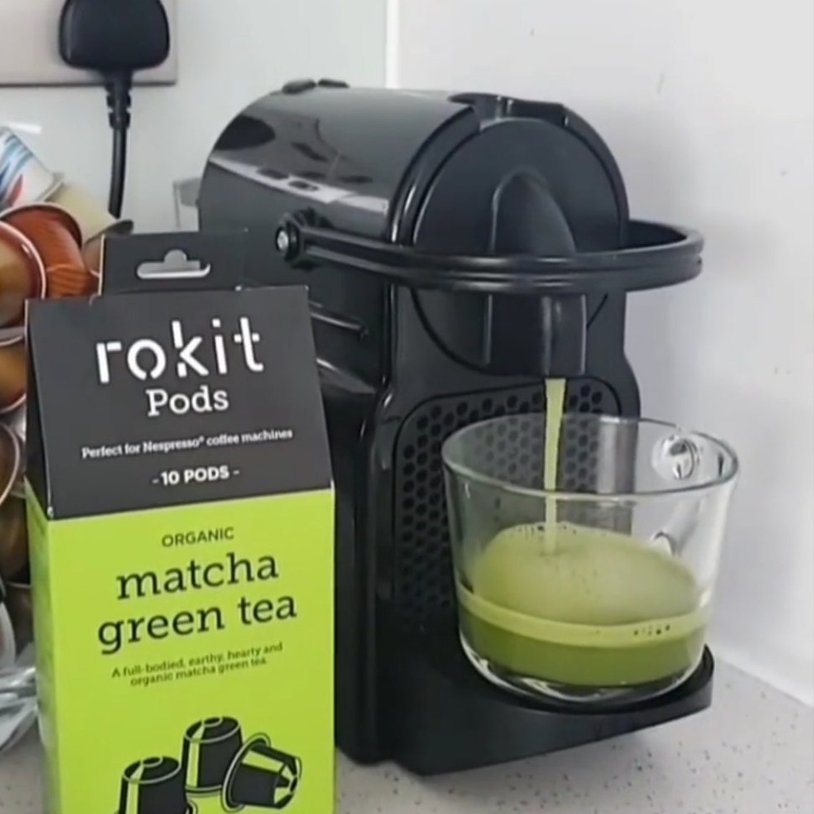 Rokit Organic MATCHA Tea Nespresso Compatible Capsules Etsy Canada