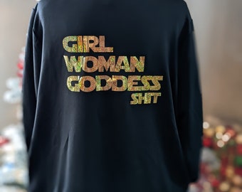 Phish, Woman's, track jacket, Girl Woman Goddess, Holographic