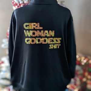 Phish, Woman&#39;s, track jacket, Girl Woman Goddess, Holographic