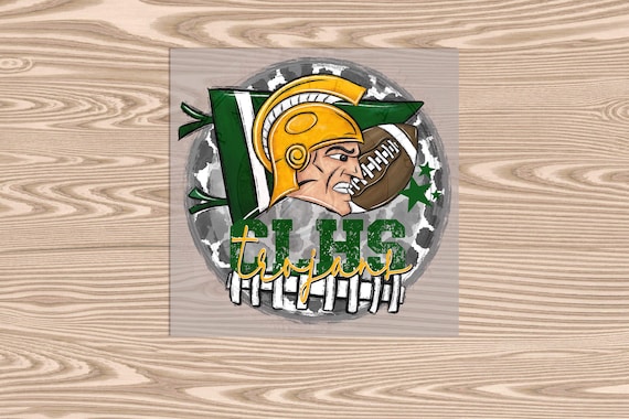CLHS Trojans DTF Transfer Print: Ready to Press
