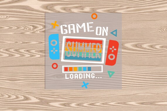 Ready to Press, Game On Summer, DTF Transfer Print