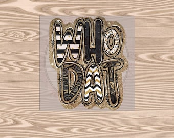 Ready to Press DTF Transfer-Black and Gold Football : faux sequin/Glitter Effect- heat transfer