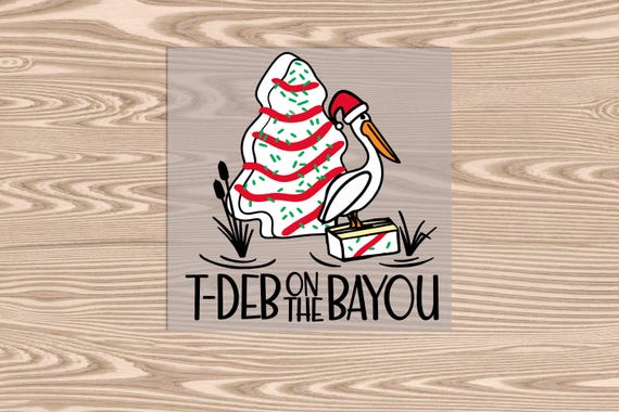 Ready to Press DTF Transfer-Bayou Snack Cake Christmas