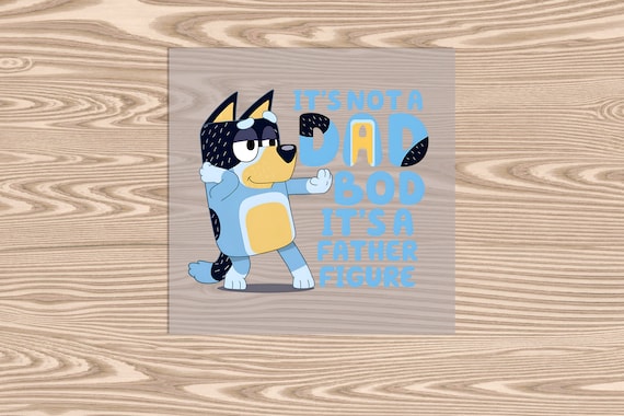 Ready to Press, Dad Bod Father Figure, DTF Transfer Print