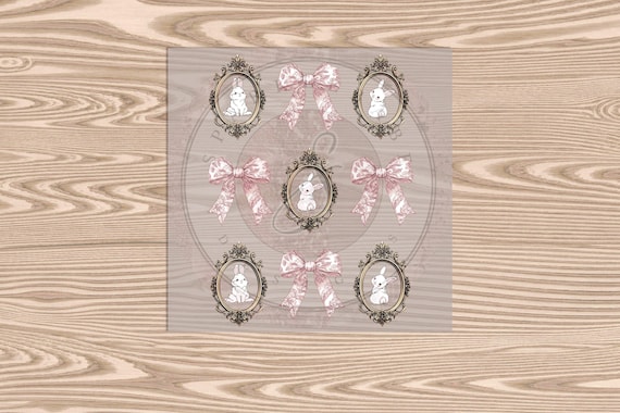 Ready to Press DTF Transfer-Bunny Coquette- heat transfer