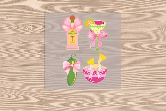 Ready to Press, Coquette Cinco De Mayo, Margarita, Jalapeno, Queso, Chips, Tequila, DTF Transfer Print