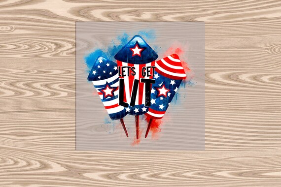 Ready to Press, Lets Get Lit, DTF Transfer Print