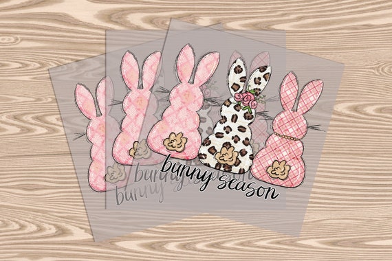 Ready to Press, 3 Bunny Season, DTF Transfer Print