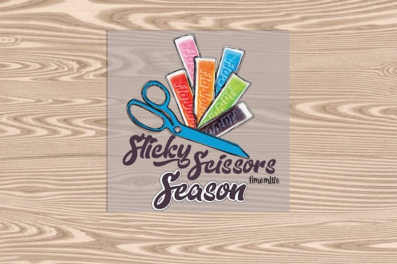 Ready to Press, Sticky Scissors Season, Freeze pops, Summer, DTF Transfer Print