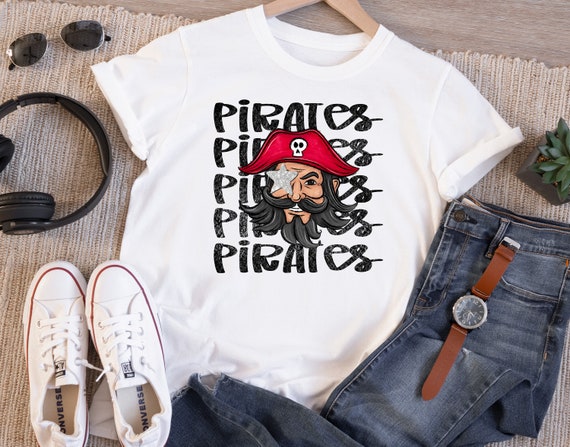 Ready to Press,   Pirates life for me  ,heat transfer print (glitter effect) , DTF Transfer Print
