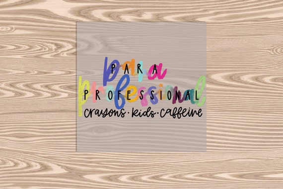 Ready to Press, Para Professional Watercolor Script, heat transfer print, DTF Transfer Print