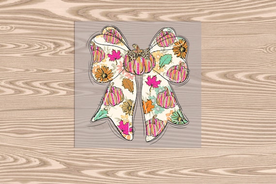 Ready to Press DTF Transfer-Fall Coquette Bow