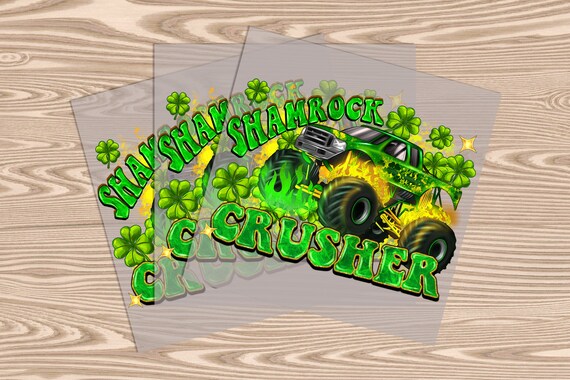 Ready to Press, Shamrock Crusher, St. Patrick's Day, DTF Transfer Print