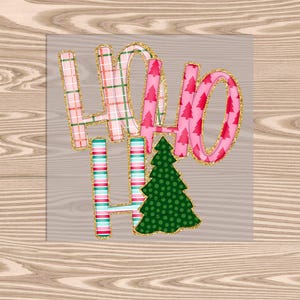 Ready to Press DTF Transfer-HoHoHo Christmas Tree- heat transfer