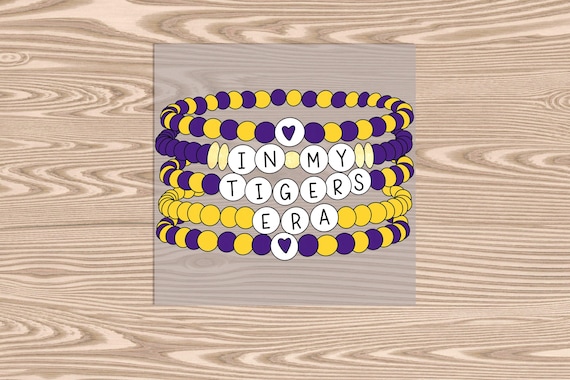 Ready to Press, Tigers Era Bracelets, heat transfer print, DTF Transfer Print