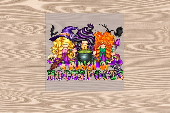 Ready to Press, Gnomes 3 Sisters Halloween, heat transfer print, DTF Transfer Print